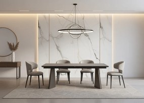 Nowoczesny stół rozkładany Nexus 200(280)×90 cm zachwyca eleganckim białym blatem z masy ceramicznej i solidną podstawą ze stali szczotkowanej. Styl, trwałość i funkcjonalność w jednym – idealny do jadalni i salonu.