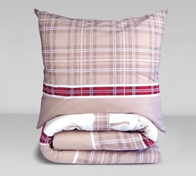 Pościel bawełniana Premium Bielbaw 140x200 Last Xmas beżowa GRENO