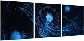 Obraz - Meduza (z zegarem) (90x30 cm)