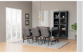 Naturalna witryna z litego drewna dębowego 95x195 cm Everett – Rowico