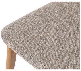 Beżowo-naturalne krzesło Livo – Unique Furniture