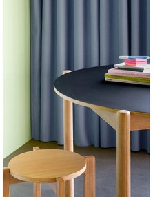 Okrągły stół z litego drewna dębowego ø 115 cm Oblique – Hübsch