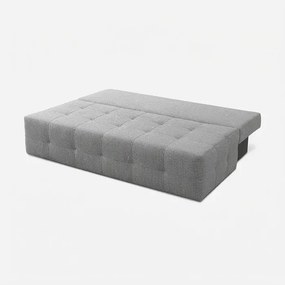 Sofa z Funkcją Spania MORANA Szara Szenil Nowoczesna