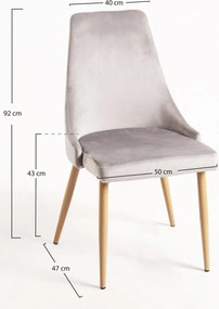 Zestaw 4 Krzese Stoik Wood