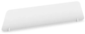 Parawan stołowy MIRELLI A+, 1400 x 300 mm, biały