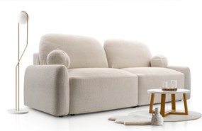 Sofa tapicerowana ALTAS nowoczesny modern organic minimalistyczna z funkcją spania z pojemnikiem