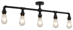 Czarna lampa sufitowa industrialna - 23X EX176 R9-Z59