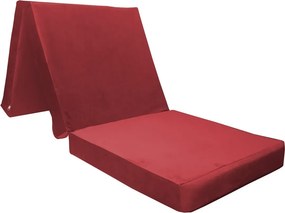 Materac 180/60 + Torba składany turystyczny tkanina Welur : Kolor tkaniny - VELVET - MG31, Rozmiar - 180/60/10, Typ tkaniny - Velvet