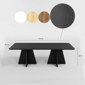 Stolik konferencyjny Double Mushroom Black