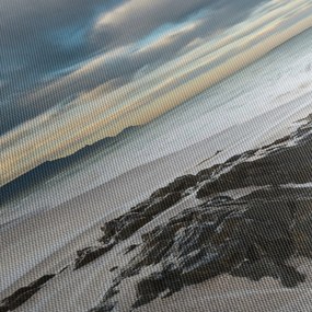 Obraz - Robben Island (z zegarem) (90x30 cm)