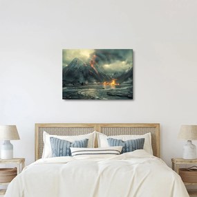 Obraz - Erupcja wulkanu (70x50 cm)