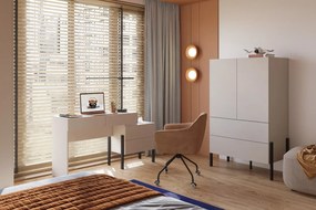 Komoda wysoka JUKON 2D2S 90cm kaszmirowa HELVETIA