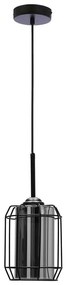 Czarna lampa wisząca ø 15 cm Jonera – Candellux Lighting