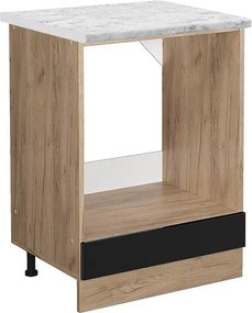 Szafka kuchenna czarny wysoki połysk 60x60x81.6 r-line