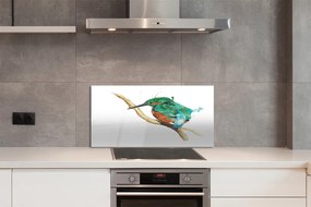 Panel Szklany Artystyczna Ilustracja Papugi