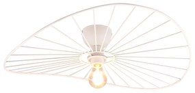 Biała lampa sufitowa ø 60 cm Chapeau – Trio