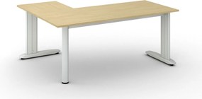 Narożne biurko PRIMO FLEXIBLE, 180x140 cm, brzoza