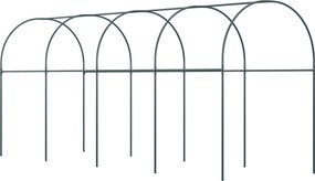 Outsunny Daszek ochronny dla roślin, półokrągły dach, stalowy stelaż, wytrzymała plandeka, biały, 4x1,2x1,7m | Aosom PL