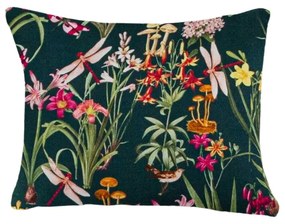 Poszewka na poduszkę z mikrofibry MYSTIC GARDEN 40x50 cm ciemnozielony