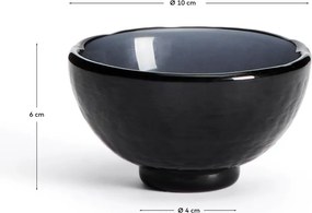 Niebieska szklana miska Sileia – Kave Home