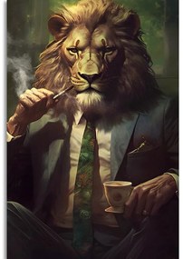 Obrazy zwierzęcy gangster lew