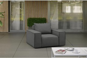 Fotel ogrodowy SONNE, tkanina Artykuł, Szary