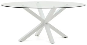 Stół ze szklanym blatem 100x200 cm Argo – Kave Home