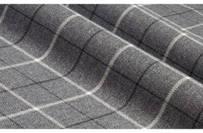 Szary fotel typu uszak Swan – Ropez