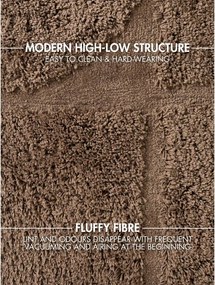 Brązowy dywan tkany ręcznie 80x150 cm Lambeth Jasper – Ted Baker