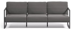 Ciemnoszara aluminiowa sofa ogrodowa Comova – Kave Home