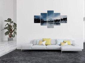 Obraz - Na zamarzniętym jeziorze (125x70 cm)