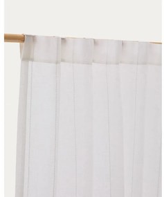 Biała zasłona 140x270 cm Glima – Kave Home