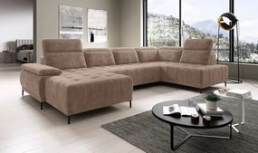 Narożnik FOCUS XL z elektryczną regulacją w tkaninie SALVADOR 03 WERSAL