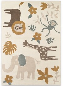 Kremowy dywan dziecięcy 160x235 cm Animal Safari – Hanse Home