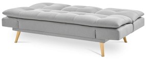 Trzyosobowa sofa ASB-4720 SIL2, jasnoszara