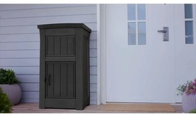 Ciemnoszara skrzynia ogrodowa Parcel – Keter