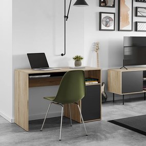 Biurko z blatem w dekorze dębu 50x115 cm Oxford – TemaHome
