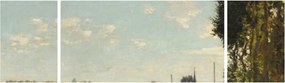 Obraz - Claude Monet, Argenteuil, reprodukcje (170x50 cm)
