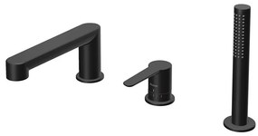 Ravak X070186 - Bateria wannowa 3-otworowa PURI czarna