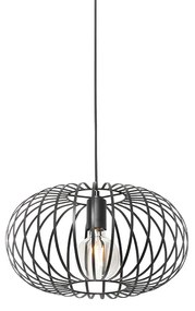 Designerska lampa wisząca czarna - Johanna