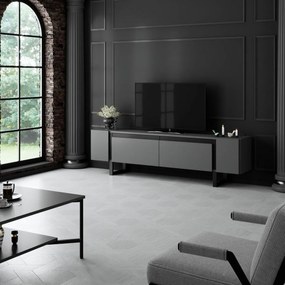 Stolik pod telewizor Yildiz Anthracite and Black