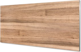 Panel szklany do Kuchni Szlachetna Struktura Drewna