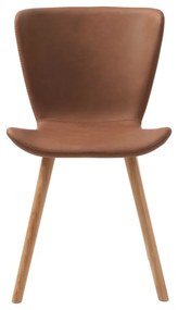 Koniakowe krzesło z imitacji skóry Teslin – Unique Furniture