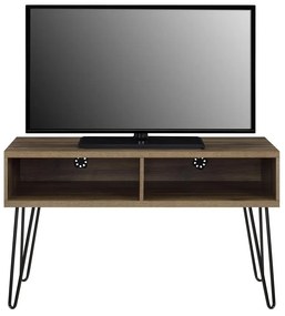 Szafka pod TV w dekorze orzecha w naturalnym kolorze 107x63 cm Owen – Støraa