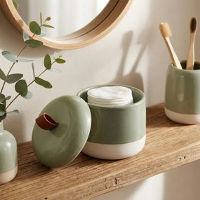 Ceramiczny pojemnik na waciki THE PASTELS, Ø 10 cm