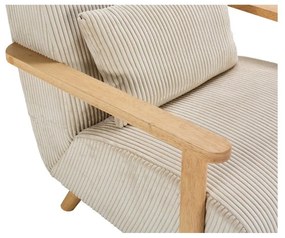 Beżowy fotel Bonnie – Marckeric