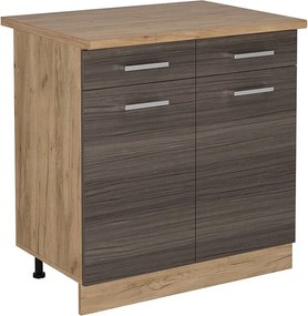 Szafka dolna do kuchni szlachetna szarość 80x60x81.6 r-line