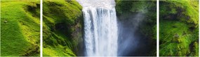 Obraz - Wodospad Skogafoss (170x50 cm)