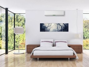 Obraz- Las we mgle (170x50 cm)