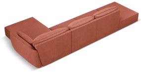 Czerwony narożnik (prawostronny) Vanda – Mazzini Sofas